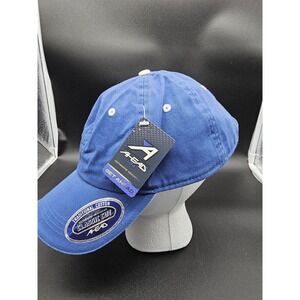 Ahead Vintage Classic Cut Adjustable Blue Cotton Baseball Cap NWT